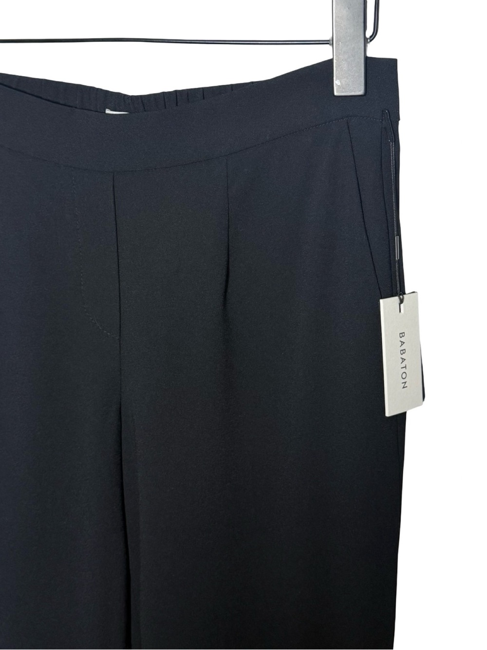 Aritzia Babaton Black Tailored Straight-Leg Pants